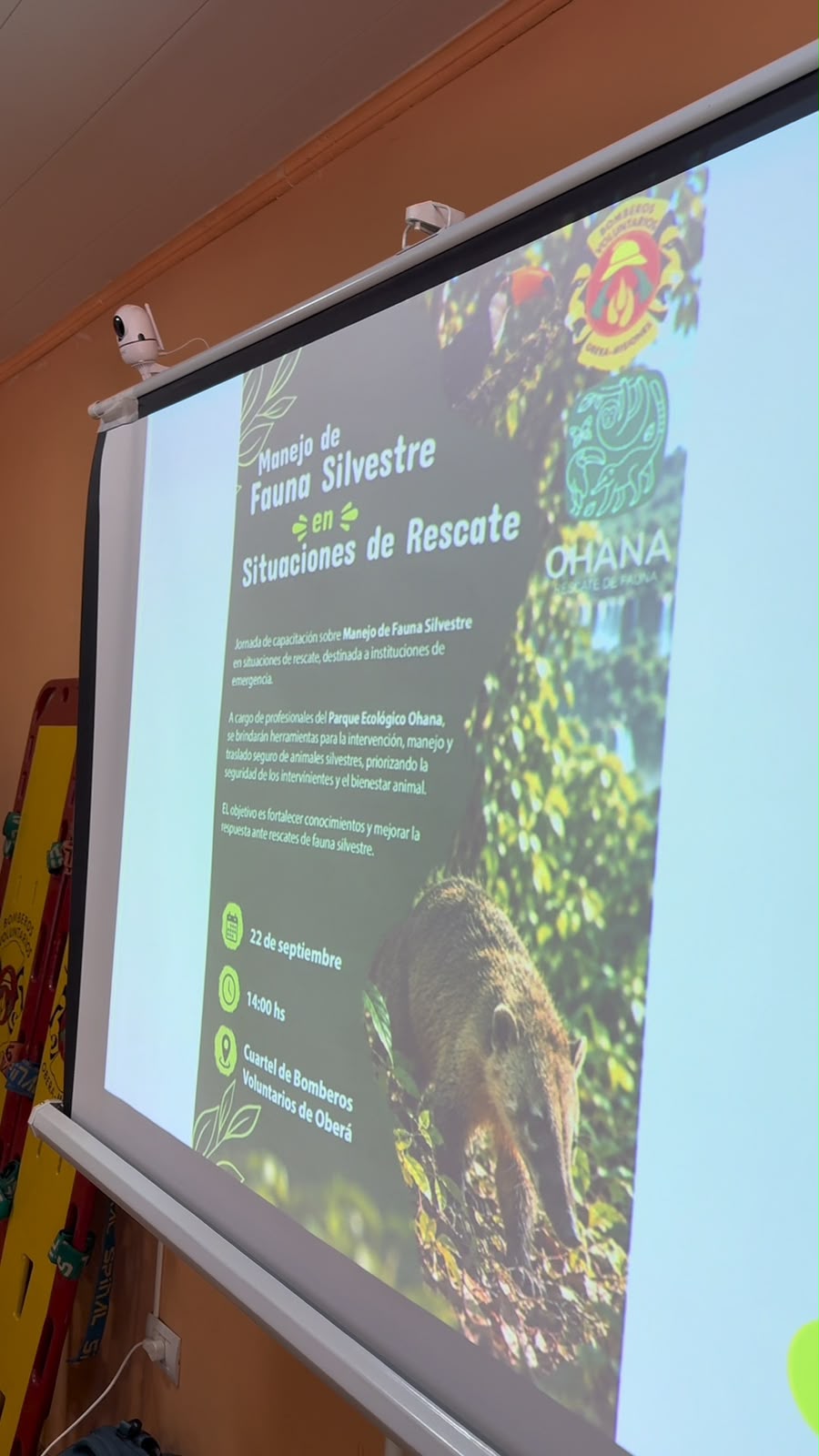 Bomberos, policías y gendarmes fortalecieron su capacitación en rescate y fiscalización de fauna silvestre 2